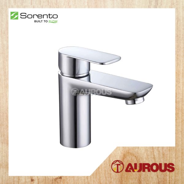 SORENTO BATHROOM TOILET BASIN MIXER TAP HOT & COLD WATER TAP BASIN FAUCET (SRTWT6802)