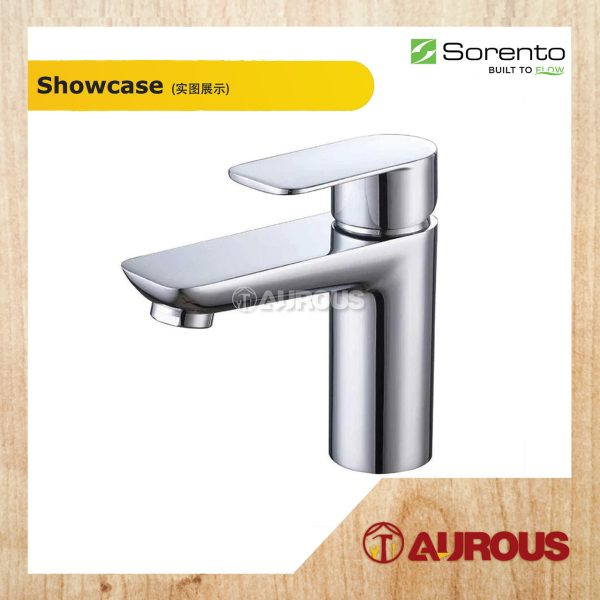 SORENTO BATHROOM TOILET BASIN MIXER TAP HOT & COLD WATER TAP BASIN FAUCET (SRTWT6802) - Image 2