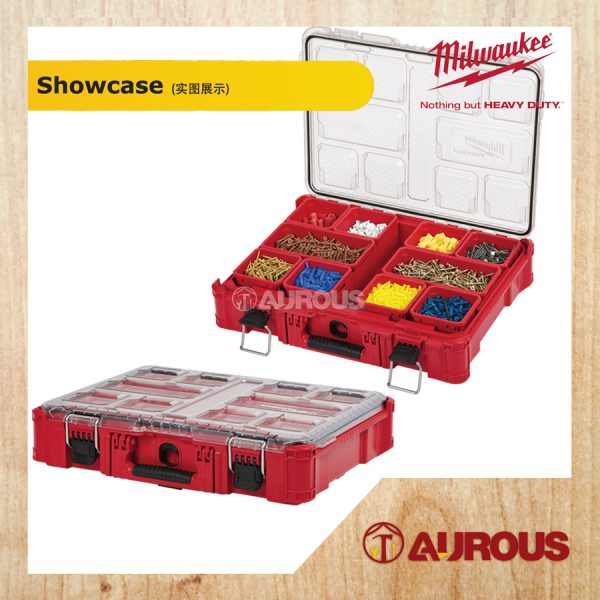 MILWAUKEE PACKOUT 5 PIECES FULL STORAGE SYSTEM (48-22-8435,48-22-8430,48-22-8424,48-22,8425,48-22-8426) - Image 12