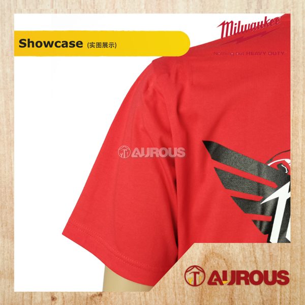 MILWAUKEE 1924 LOGO UNISEX COTTON TEE RED T-SHIRT S,M,L,XL,XXL (SHORT SLEEVE / LONG SLEEVE) - Image 4