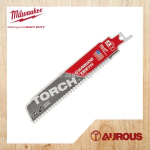 MILWAUKEE TORCH CARBIDE TEETH METAL SAWZALL BLADE 6'' 7TPI 48-00-5301 (3 PCS PACK)
