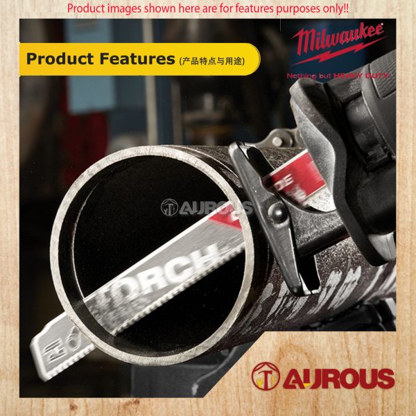 MILWAUKEE TORCH CARBIDE TEETH METAL SAWZALL BLADE 6'' 7TPI 48-00-5301 (3 PCS PACK) - Image 5