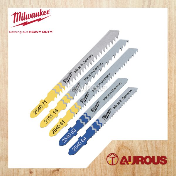 MILWAUKEE JIGSAW BLADES SET (5PCS) 4932-3458-25