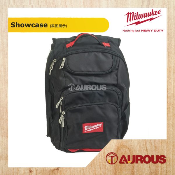 MILWAUKEE TRADESMAN BACKPACK JOBSITE BAG WITH 18 ORGANISER POCKETS (4932-4642-52) - Image 3