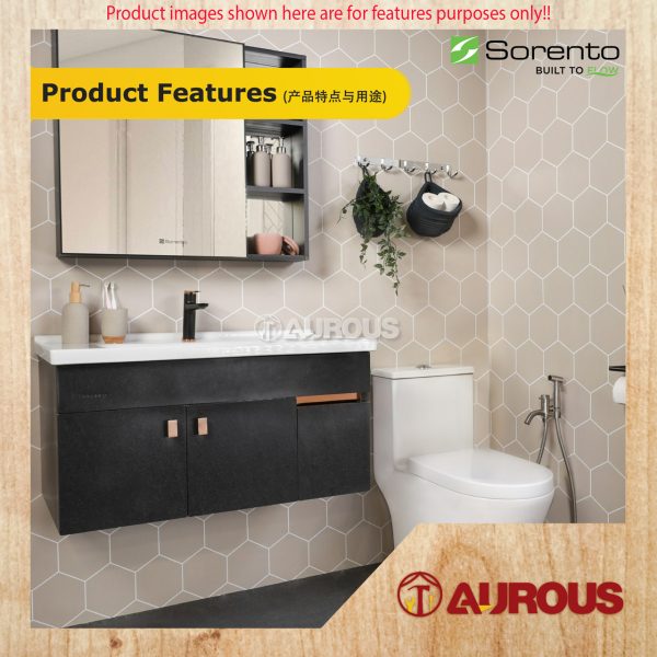 SORENTO BATHROOM TOILET STAINLESS STEEL 304 MULTI PURPOSE 3 HOOK BAR WALL MOUNT TOWEL CLOTH HANGER - Image 7