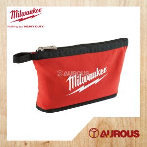 MILWAUKEE HEAVY DUTY ZIPPER POUCH BAG WATER RESISTANT (48-22-8180)