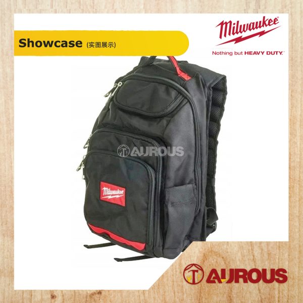 MILWAUKEE TRADESMAN BACKPACK JOBSITE BAG WITH 18 ORGANISER POCKETS (4932-4642-52) - Image 2