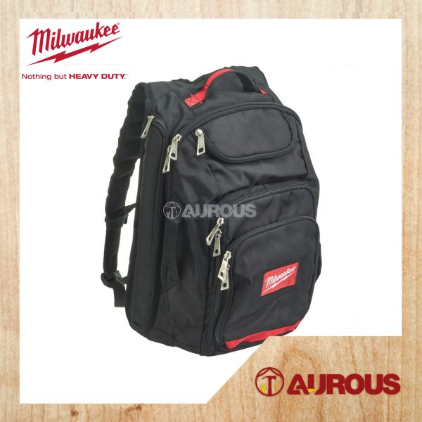 MILWAUKEE TRADESMAN BACKPACK JOBSITE BAG WITH 18 ORGANISER POCKETS (4932-4642-52)