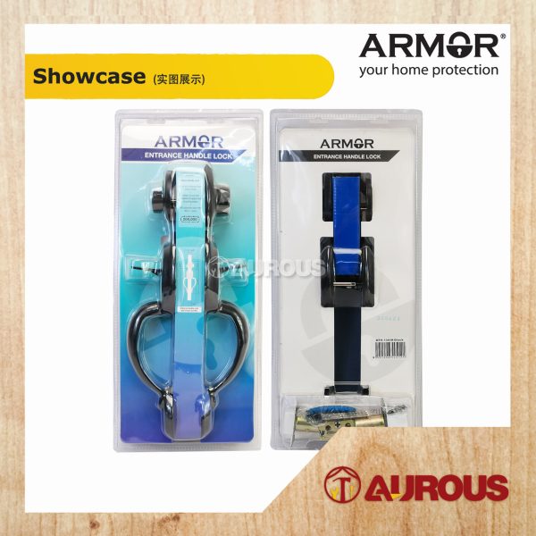 ARMOR 60-70MM GRIPSET DOUBLE HANDLESET LOCK ENTRANCE DOOR LOCK (ATH-130/SN ATH-130/AC ATH-130/MG ATH-130/MB) - Image 5