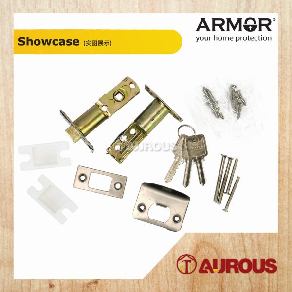 ARMOR 60-70MM GRIPSET DOUBLE HANDLESET LOCK ENTRANCE DOOR LOCK (ATH-110/SN ATH-110/AC ATH-110/MG) - Image 5