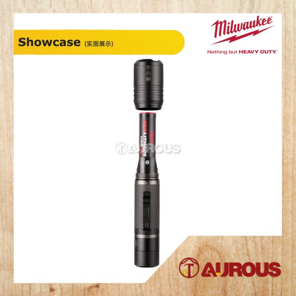 MILWAUKEE L4 B3 USB RECHARGEABLE SLIDE FOCUS FLASHLIGHT L4 FL2000-301 - Image 4