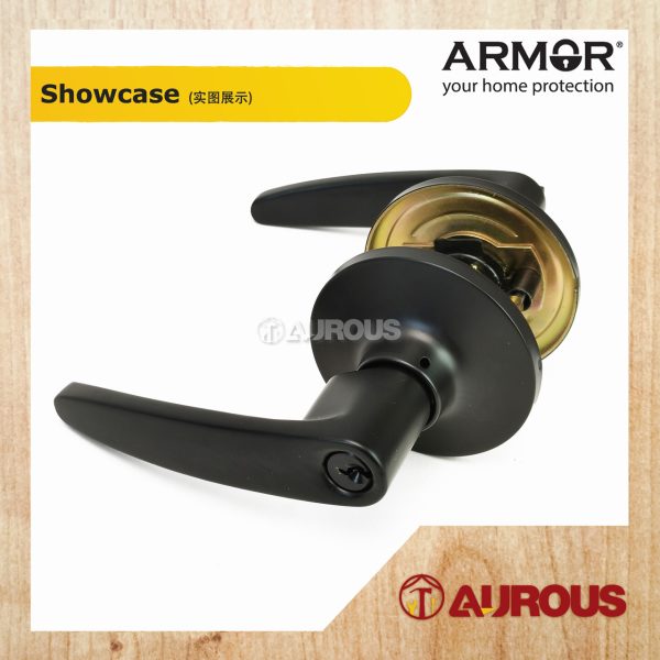 ARMOR STANLESS STEEL 304 TUBULAR LEVER LOCK C/W 60-70MM LATCH BACKSET ATL-8300 (SS/AC/AB/MB) - Image 9
