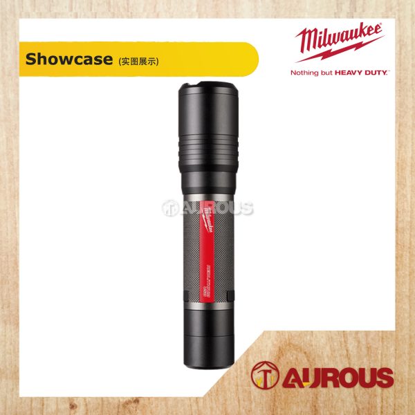MILWAUKEE L4 B3 USB RECHARGEABLE SLIDE FOCUS FLASHLIGHT L4 FL2000-301 - Image 2