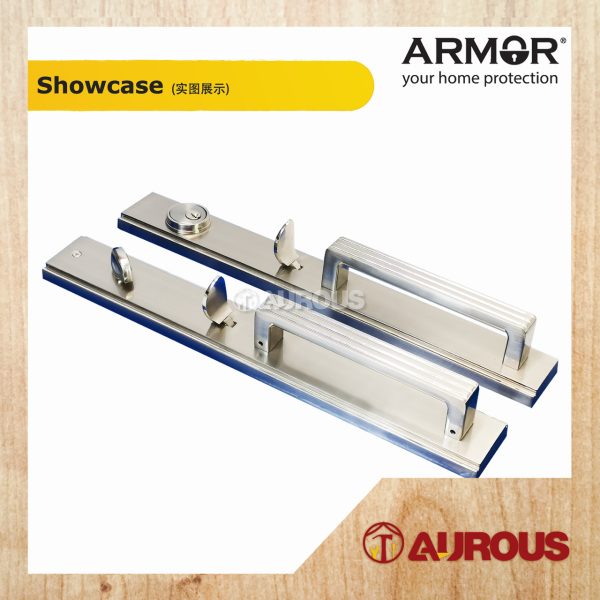 ARMOR 60-70MM GRIPSET DOUBLE HANDLESET LOCK ENTRANCE DOOR LOCK (ATH-150/SN) - Image 3