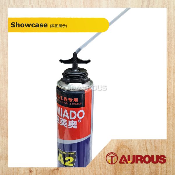 SIMIADO 2 IN 1 NOZZLE & GUN TYPE PU FOAM SILICONE SEALANT PU FOAM FILLER INSULATION WALL SPRAY 750ML - Image 4
