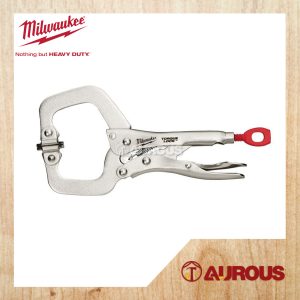 MILWAUKEE TORQUE LOCK C-CLAMP LOCKING PLIERS SWIVEL JAWS (6'' 48-22-3522 / 11'' 48-22-3521)