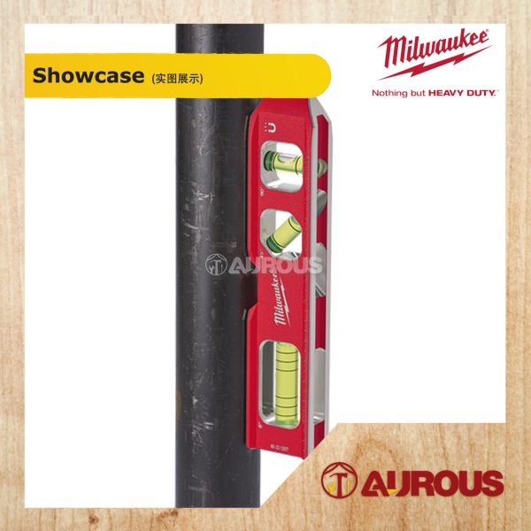 MILWAUKEE METRIC MAGNETIC COMPACT BILLET TORPEDO LEVEL 150MM/6'' 48-22-5207 - Image 3