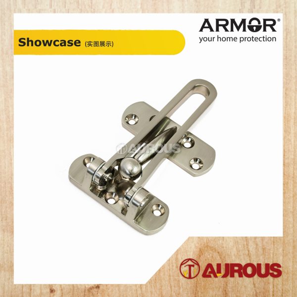 ARMOR BALL BEARING DOOR GUARD SECURITY LOCK ADG-911/SN - Image 2