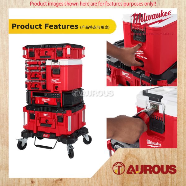 MILWAUKEE PACKOUT 15L COMPACT COOLER IP65 RATED PROTECTION (48-22-8460) - Image 8