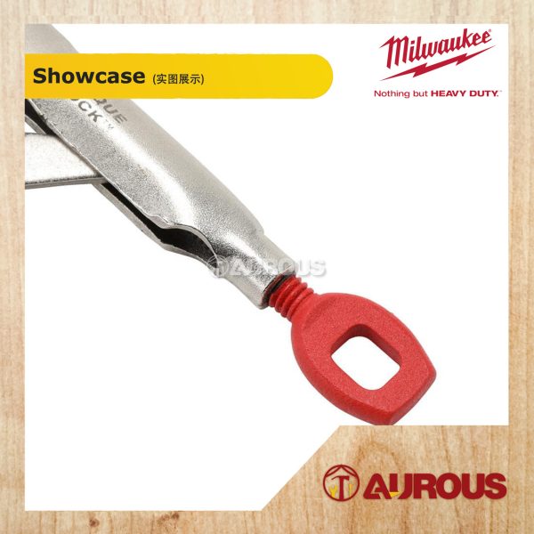MILWAUKEE TORQUE LOCK C-CLAMP LOCKING PLIERS SWIVEL JAWS (6'' 48-22-3522 / 11'' 48-22-3521) - Image 4