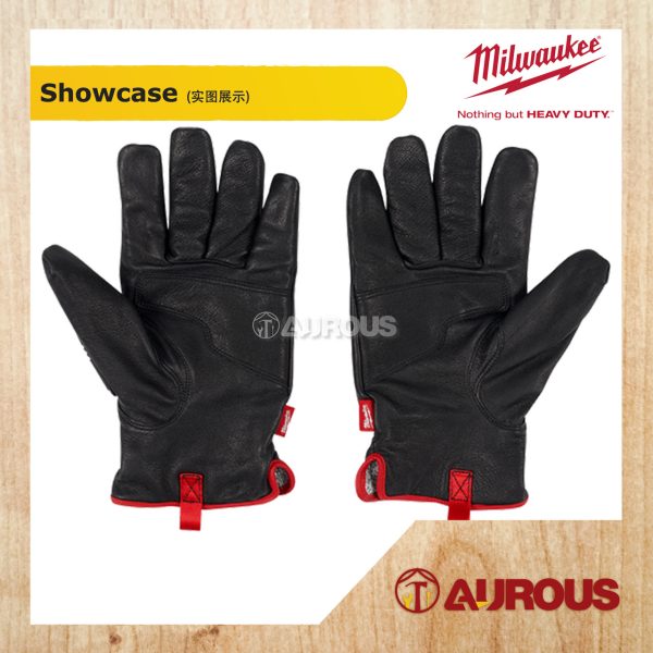 MILWAUKEE HEAVY DUTY IMPACT CUT LEVEL 5 GOATSKIN LEATHER GLOVES - (S)48-22-8780 (M)48-22-8781 (L)48-22-8782 - Image 4