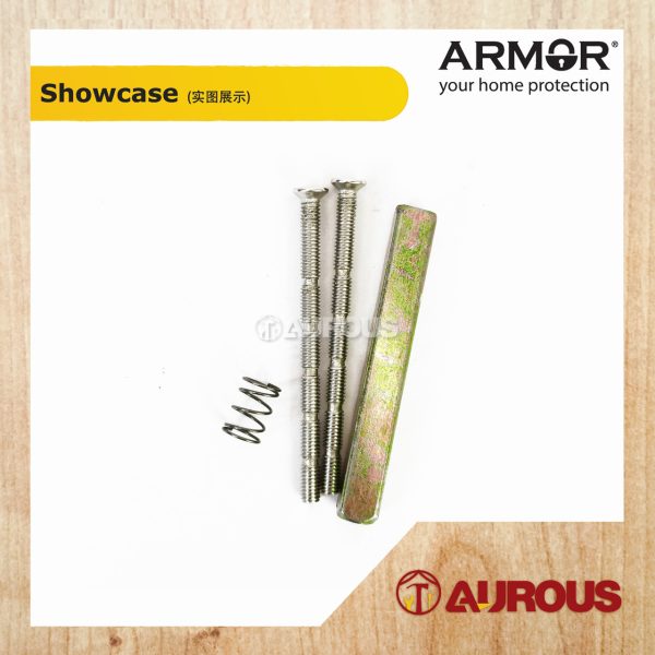 ARMOR STAINLESS STEEL SUS304 TOILET INDICATOR BOLT FITTING ROOM LATCH (ADB-80/MB) - Image 3