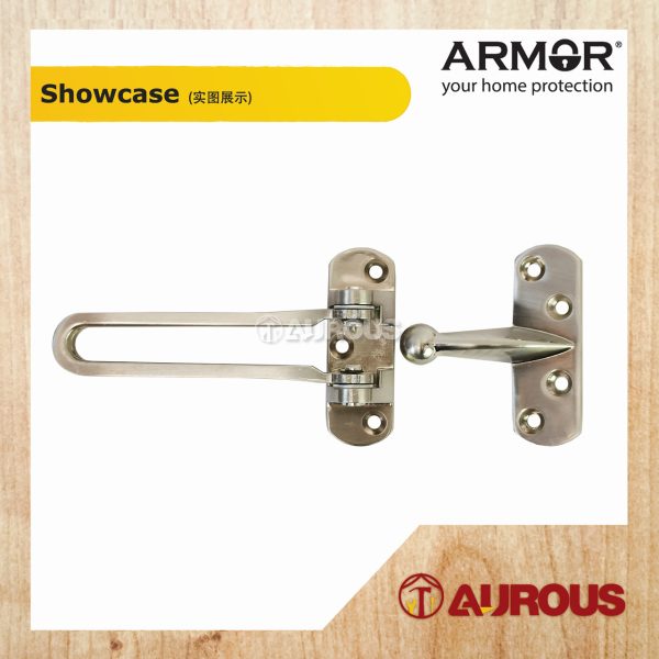 ARMOR BALL BEARING DOOR GUARD SECURITY LOCK ADG-911/SN - Image 3
