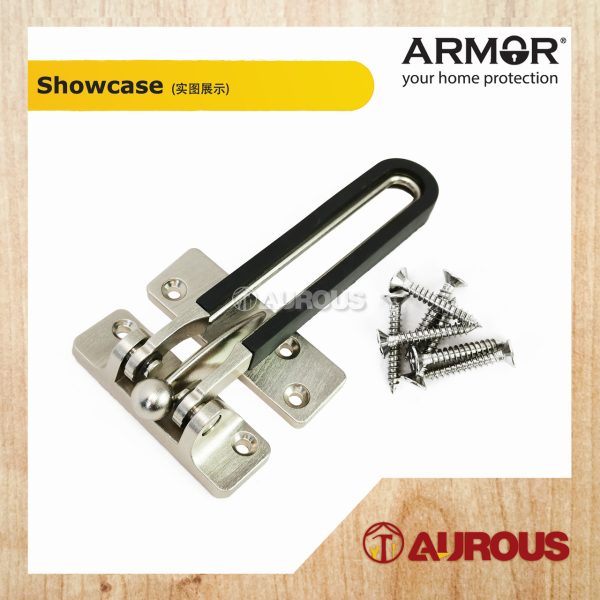 ARMOR BALL BEARING DOOR GUARD SECURITY LOCK (ADG-108/SN , ADG-108/MB) - Image 5