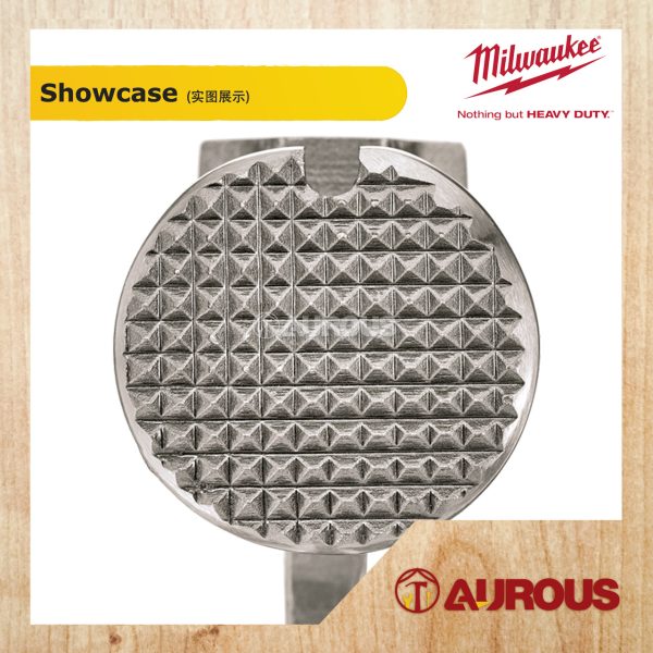 MILWAUKEE 17 OZ MILLED FACE FRAMING HAMMER CLAW HAMMER 48-22-9016 - Image 3