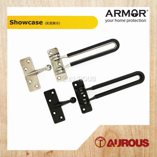 ARMOR BALL BEARING DOOR GUARD SECURITY LOCK (ADG-108/SN , ADG-108/MB) - Image 3