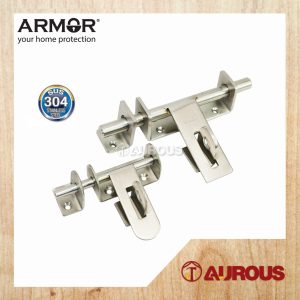ARMOR STAINLESS STEEL SUS304 DOOR BOLT SECURITY LOCK (ADB-SS1 SMALL / ADB-SS2 BIG)