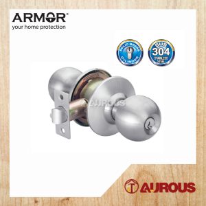 ARMOR STAINLESS STEEL SUS304 60MM CYLINDRICAL LOCK KNOBSET DOOR LOCK (ACL-2000/ET , ACL-2010/PR)