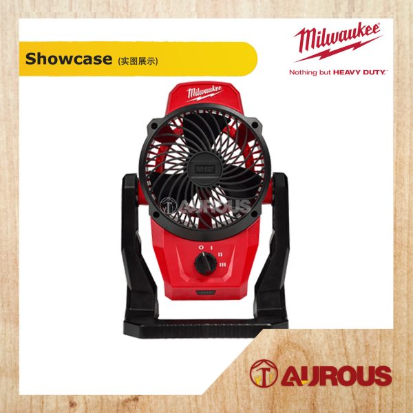 MILWAUKEE M12 CORDLESS MOUNTING AIR FAN M12 AF-0 (BARE TOOL) - Image 2