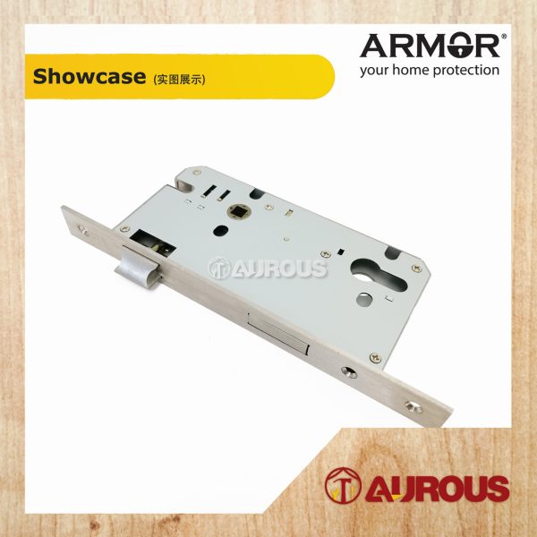 ARMOR STAINLESS STEEL SUS304 MORTISE SASH LOCK - ANTI PANIC 60MMx85MM AML-8560/SL/AP/SS - Image 2