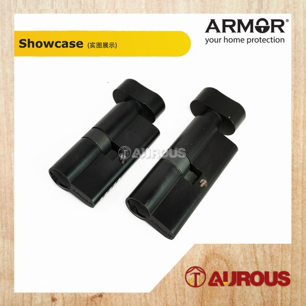 ARMOR SOLID BRASS SINGLE KEY & THUMBTURN CYLINDER SN FINISHING (APC-AS60MM / APC-AS70MM) - Image 3