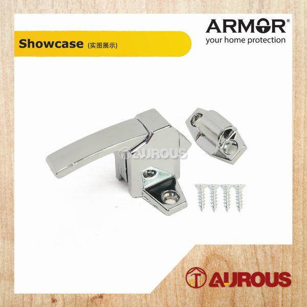 ARMOR WINDOW CATCH LOCK HANDLE & LATCH (ABL-WC01/CR ''R'' NA) - Image 3