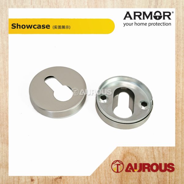 ARMOR STAINLESS STEEL SUS304 9MM MAGNETIC ROUND DOOR ESCUTCHEON CAP (AEC-53A/SS) - Image 3