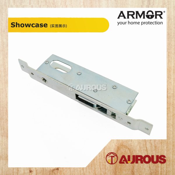 ARMOR STAINLESS STEEL HOOK LOCK SET WITH PROFILE CYLINDER ADL-41055 (SINGLE / DOUBLE) - Image 2