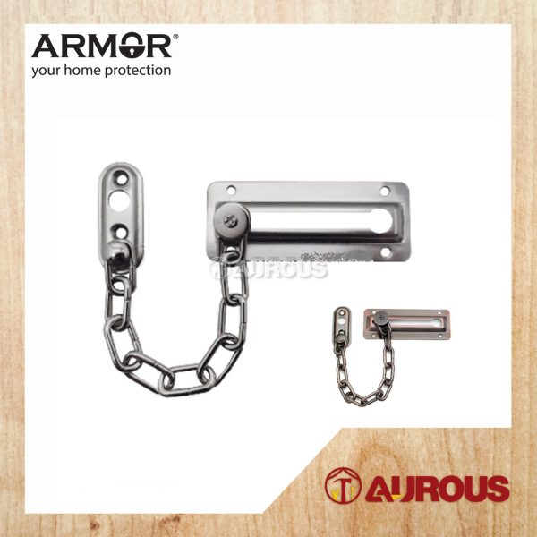 ARMOR STEEL DOOR CHAIN SECURITY DOOR LOCK ADG-006 (SN / AC)