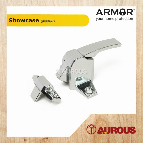 ARMOR WINDOW CATCH LOCK HANDLE & LATCH (ABL-WC01/CR ''R'' NA) - Image 2
