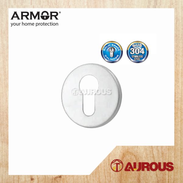 ARMOR STAINLESS STEEL SUS304 9MM MAGNETIC ROUND DOOR ESCUTCHEON CAP (AEC-53A/SS)
