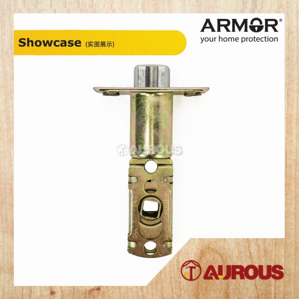 ARMOR ADJUSTABLE TURBULAR LEVER DOOR LATCH ABL-T6070/ET (SS/AC) - Image 5