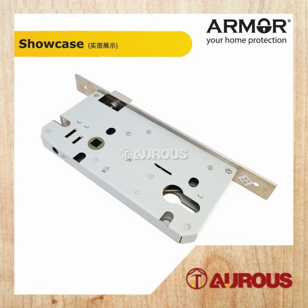 ARMOR STAINLESS STEEL SUS304 MORTISE SASH LOCK - ANTI PANIC 60MMx85MM AML-8560/SL/AP/SS - Image 3