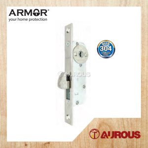 ARMOR STAINLESS STEEL SUS304 SINGLE MORTISE HOOK LOCK AML-H1683/SS