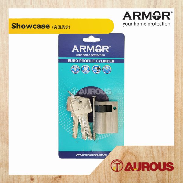 ARMOR EURO PROFILE ONE SIDED KEY CYLINDER APC-AK45MM/SN (HALF CYLINDER WITH KEY) - Image 4