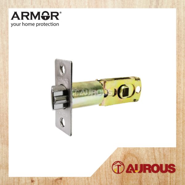 ARMOR ADJUSTABLE TURBULAR LEVER DOOR LATCH ABL-T6070/ET (SS/AC)