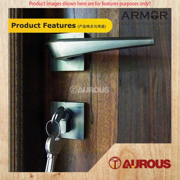 ARMOR STAINLESS STEEL SUS304 9MM MAGNETIC SQUARE DOOR ESCUTCHEON CAP (AEC-23A/SS) - Image 7