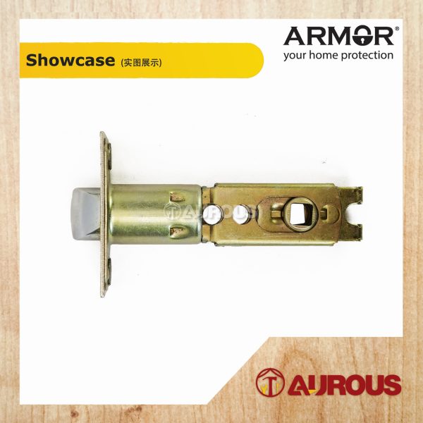 ARMOR ADJUSTABLE TURBULAR LEVER DOOR LATCH ABL-T6070/ET (SS/AC) - Image 3