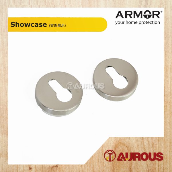 ARMOR STAINLESS STEEL SUS304 9MM MAGNETIC ROUND DOOR ESCUTCHEON CAP (AEC-53A/SS) - Image 2