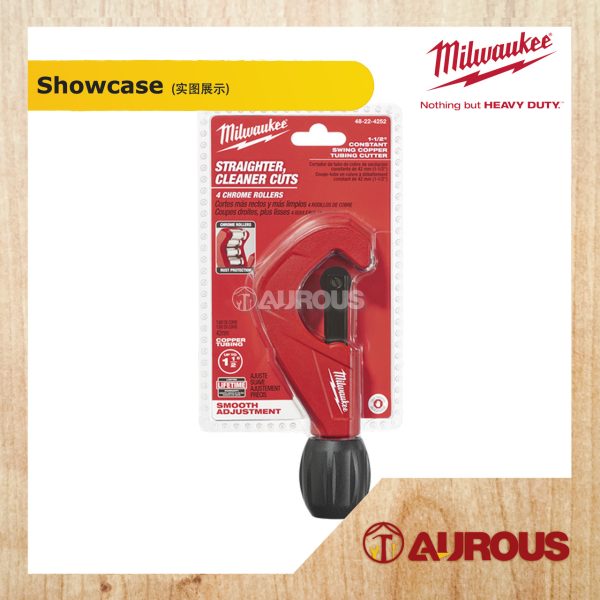 MILWAUKEE 1 1/2'' CONSTANT SWING COPPER TUBING CUTTER 38MM (48-22-4252) - Image 3